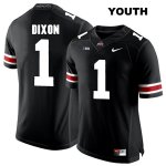 Youth NCAA Ohio State Buckeyes Johnnie Dixon #1 College Stitched Authentic Nike White Number Black Football Jersey KR20U16YY